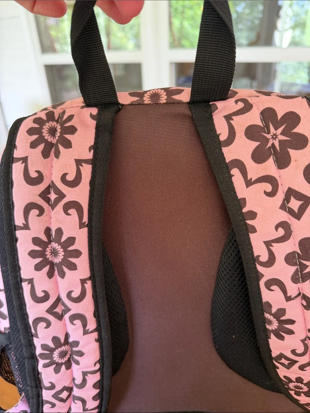 KAVU XL book bag w/ 5 zipper pockets & lots more